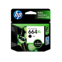 Cartucho De Tinta HP F6V31AB 664XL Preto 8,5ml Original - HP