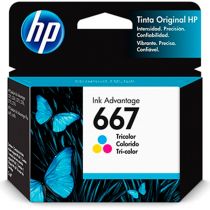 Cartucho Ink Advantage 667 Colorido Original 3YM78AL - HP