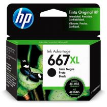 Cartucho de Tinta 667XL Preto Original 8,5ml  3YM81AL - HP