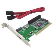 Placa PCI com 02 SATA e 01 IDE