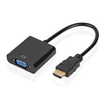 Cabo Adaptador HDMI M x VGA F Preto ADP-002 - Plus Cable  