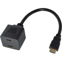 Cabo Conversor Duplicador HDMI  2x1 X-cell XCSW2 Preto 