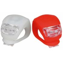 Kit Farol Dianteiro e Traseiro p/ Bike Silicone BI050- Multilaser