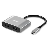 Conversor USB-C para HDMI Duplo Linha Aluminium - Comtac