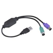 Cabo Adaptador Ps2 Fêmea X Usb Macho 30 Cm Usbps-2 - Vinik