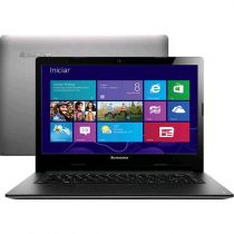 Notebook Lenovo IdeaPad S400, Intel Core i3, 4 GB, HD 500 GB, Windows 8, Prata -