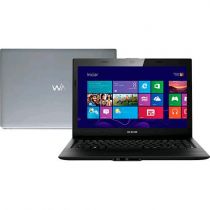 Notebook CCE F40-30 Intel Dual Core 4GB 500GB Tela LED 14" Windows 8.1 Prata - C