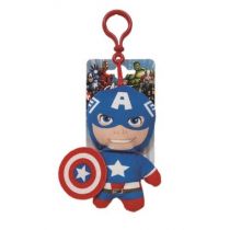 Chaveiro do Capitão America em Pelúcia Vingadores Marvel - Buba Brinquedos 