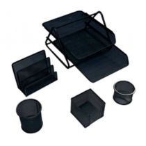 Conjunto para Mesa Presidente Aramado Mod.6014 Preto - ACP