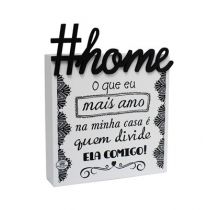 Placa de Mesa #Home 14,5x12 - Zenir