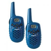 Rádio de Comunicação TWIN 4KM Azul  22 Canais Bloqueio de Teclado - Intelbrás