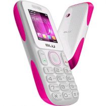 Celular BLU Tank T190I Desbloqueado Branco/Rosa Câmera VGA Memória Interna 32Mb