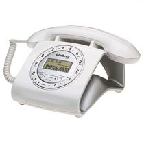 Telefone Retro Vintage com Fio TC8312 Branco - Intelbras 