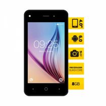 Smartphone W410 Joy Preto Android 6 Tela 4 Wi-Fi 3G 8GB Rádio FM Câmera 5MP Quad Core 1.2Ghz - Qbex