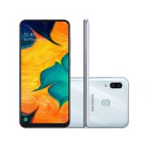 Smartphone Galaxy A30 64GB, 4GB RAM, 6,4”, Câmera Dupla, Branco - Samsung