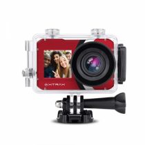 Câmera De Ação Selfie Vermelha - 4K Wi-Fi - Xtrax 