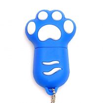 Pen Drive 4GB  Pata de Cão Azul - OEM