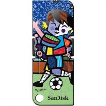 Pen Drive 8GB Sandisk Cruzer Pop - Romero Britto Edition - Sandisk