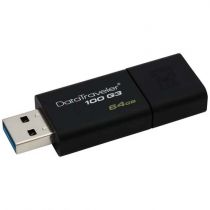 Pen Drive Kingston DataTraveler DT100G3 64GB - Preto