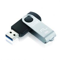 Pen Drive 32GB PD989 USB 3.0 TWIST Preto - Multilaser 