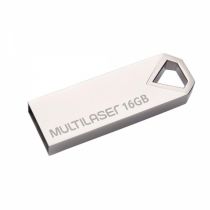 Pen Drive Diamond 16GB Metálico PD850 - Multilaser 