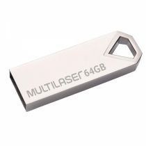 Pen Drive Diamond 64GB Metálico PD852 - Multilaser