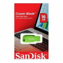 Pen Drive Cruzer Blade USB 2.0 - 16GB Green - Sandisk