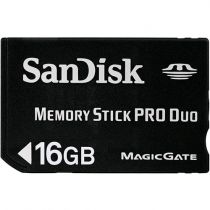 Cartão Memory Stick Pro Duo 16Gb - Sandisk