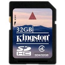 Cartão de Memória SD4/32GB SDHC Secure Digital Classe 4 - Kingston