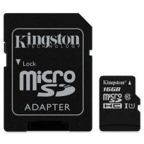 Cartão de Memória MicroSD 16GB Classe 10 - Kingston