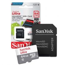 Cartão de Memória 64GB Ultra SDSQUNS-064G-GN - SanDisk 