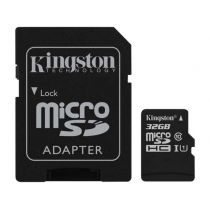 Cartão de Memória 32GB Micro SD Classe 10 - Kingston 