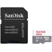 Cartão de Memória 64GB Classe 10 com Adaptador - Sandisk