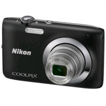 Câmera Digital Nikon Coolpix S2600 14 Megapixels Preta + Cartão de memória 4GB -