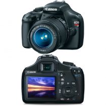 Câmera Profissional HDMI Canon DSLR EOS Rebel T3 - 12.2 MP Lentes EF-S 18-55 f/3