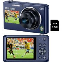 Câmera Samsung Seleção Brasileira DV2014F 16.1MP Wi-Fi Zoom Óptico 5x - Dual LCD