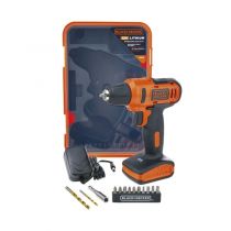 Parafusadeira Furadeira a Bateria 3/8 Pol 12V - Black+Decker