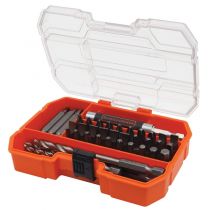 Kit de Ferramentas p/ Furar c/ 45 Peças - Black+Decker