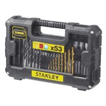 Jogo de Brocas e Bits 53 Peças STA7223-XJ C/ Estojo-Stanley
