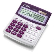 Calculadora de Mesa com 12 Dígitos Mod. MV-4127 Roxa - Elgin