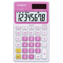 Calculadora Casio 8 Dígitos SL-300NC-PK Branco/Rosa