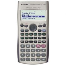 Calculadora Financeira Casio 12 Dígitos - FC-100V Cinza