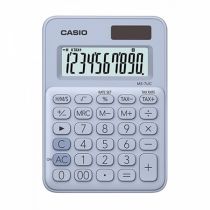 Calculadora de Mesa 10 Dígitos MS-7UC-LB Azul Claro - Casio