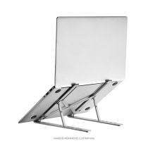 Base Para Notebook 15" Dobrável 6 Regulagens Prata – Vinik