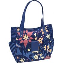 Bolsa Feminina para Note até 14.1" Mod.1019 Marinho Estampada Stella Sabbah - TN