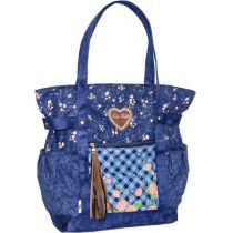 Bolsa Feminina Modelo 10096 Fine Folk Cor Azul Marinho - TN Bolsas