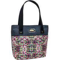 Bolsa Feminina para Notebook até 14.1 Mod.1037 Chumbo Xadrez Stella Sabbah - TN 