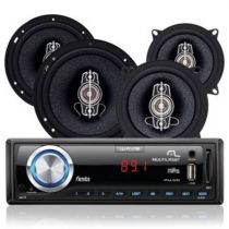 Kit Som Automotivo AU951 Wave Fiesta - Multilaser 