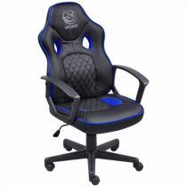 Cadeira Gamer Mad Racer STI Master Preto e Azul - PCYes