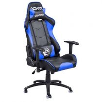 Cadeira Gamer Mad Racer V8 Azul com Rodas em Gel - MADV8AZGL - Pcyes